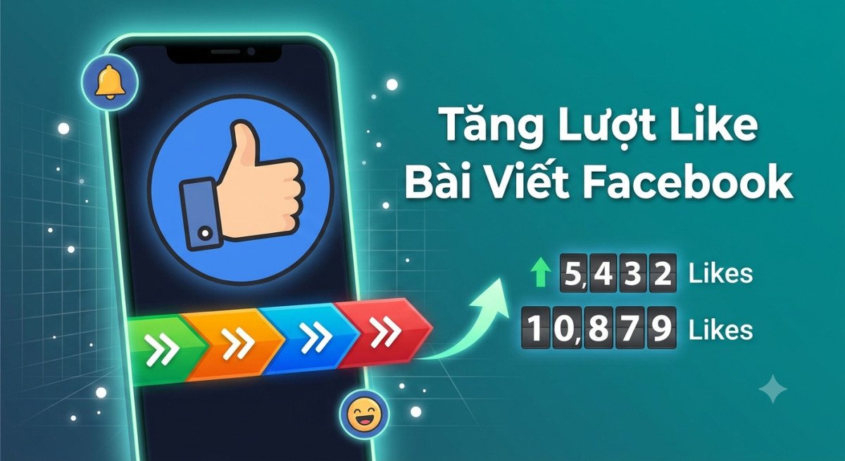 Tăng Like Bài Viết Facebook - Like👍 Giá Rẻ 2.575đ | Tốc Độ Nhanh