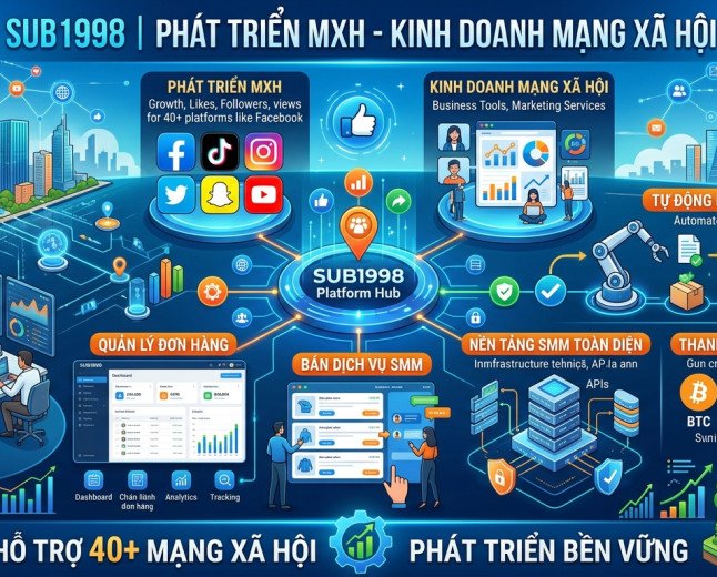 Phát Triển Kênh MXH: Tăng Tương Tác, Phát Triển Kinh Doanh Cùng sub1998.com